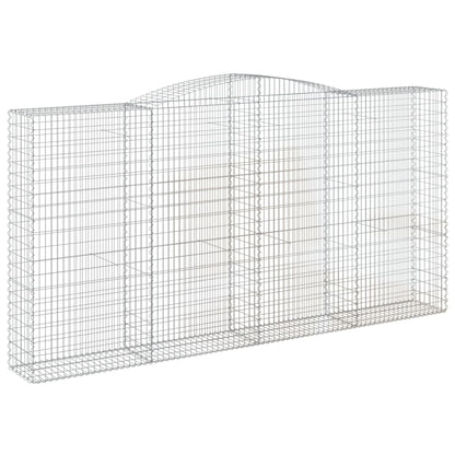 Cesti Gabbioni ad Arco 7 pz 400x50x200/220 cm Ferro Zincato | homemem39