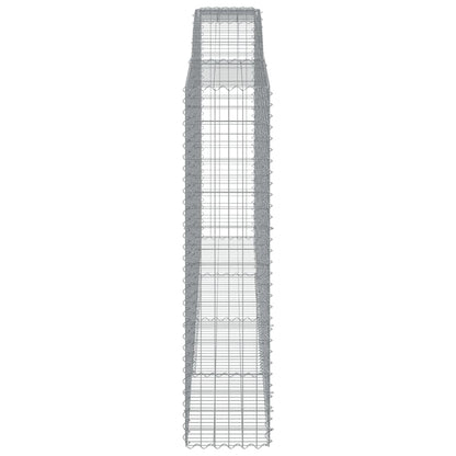 Cesti Gabbioni ad Arco 7 pz 400x50x200/220 cm Ferro Zincato | homemem39