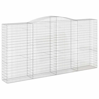 Cesti Gabbioni ad Arco 10 pz 400x50x200/220 cm Ferro Zincato
