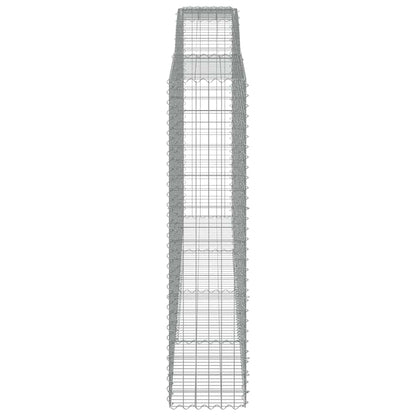 Cesti Gabbioni ad Arco 10 pz 400x50x200/220 cm Ferro Zincato