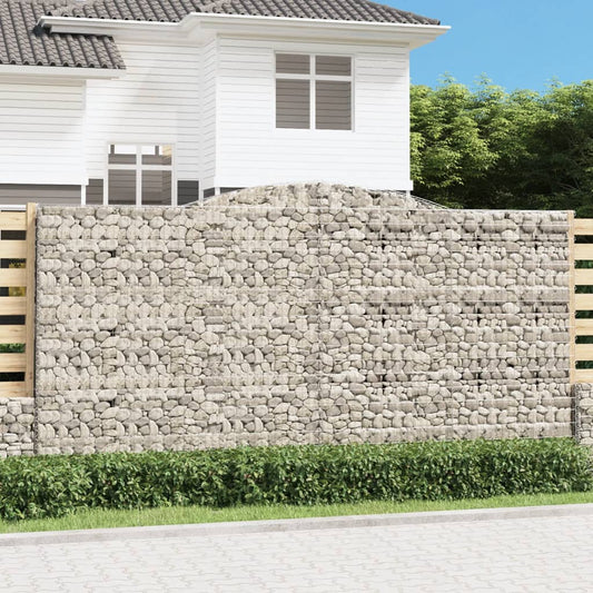Cesti Gabbioni ad Arco 10 pz 400x50x200/220 cm Ferro Zincato - homemem39