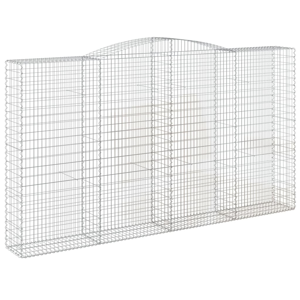 Cesti Gabbioni ad Arco 9 pz 400x50x220/240 cm Ferro Zincato | homemem39