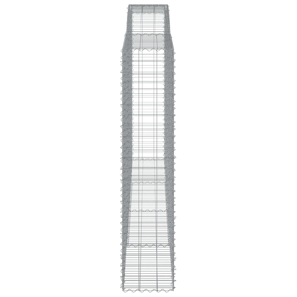 Cesti Gabbioni ad Arco 15 pz 400x50x220/240 cm Ferro Zincato | homemem39