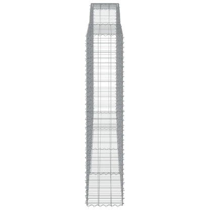 Cesti Gabbioni ad Arco 15 pz 400x50x220/240 cm Ferro Zincato | homemem39