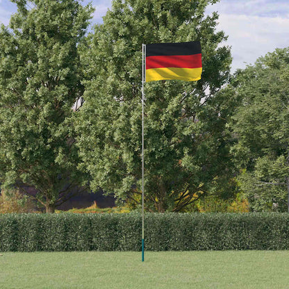 Asta e Bandiera Germania 5,5 m Alluminio | homemem39