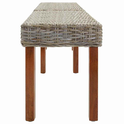 panchina Naturale 160 x 35 x 45 cm Legno di mango massello