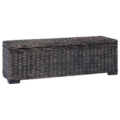 Scatola di Stoccaggio Nero 110 x 35 x 45 cm