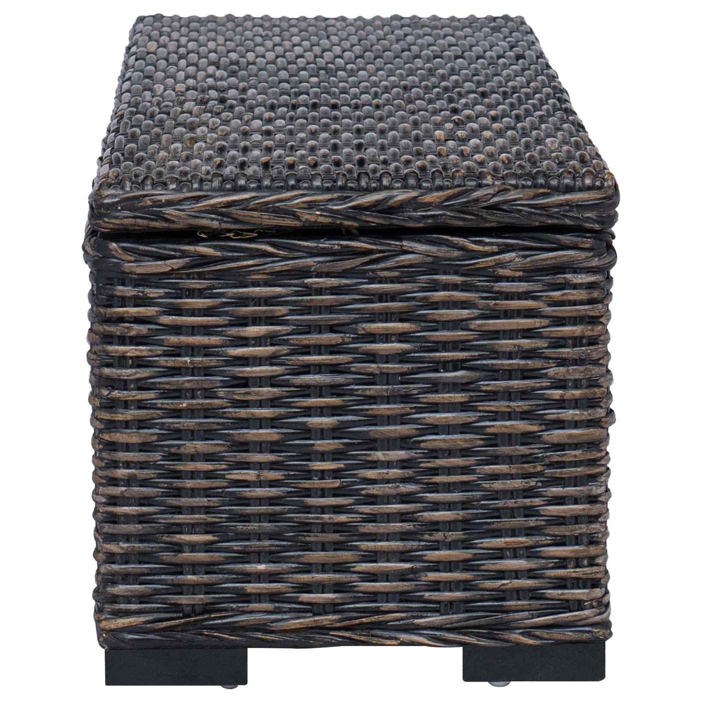 Scatola di Stoccaggio Nero 110 x 35 x 45 cm