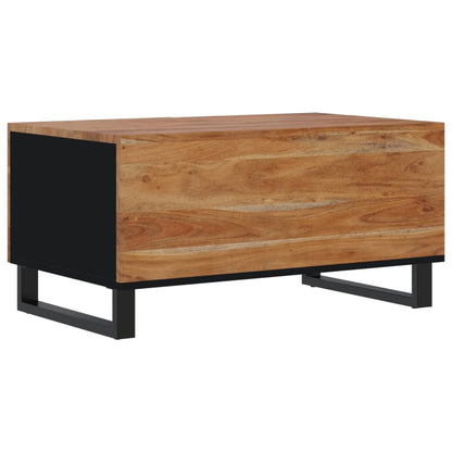 Tavolino da Soggiorno 80x50x40 cm Massello Acacia e Multistrato | homemem39