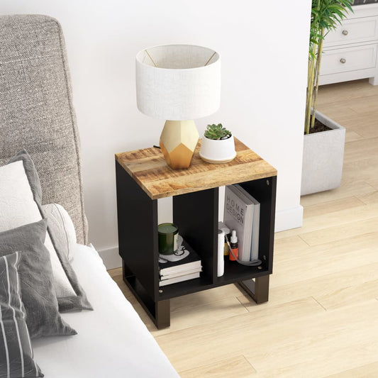 Tavolino 40x31x46 cm Legno Massello Mango e Legno Multistrato - homemem39