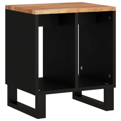 Tavolino 40x31x46 cm Legno Massello Acacia e Legno Multistrato - homemem39