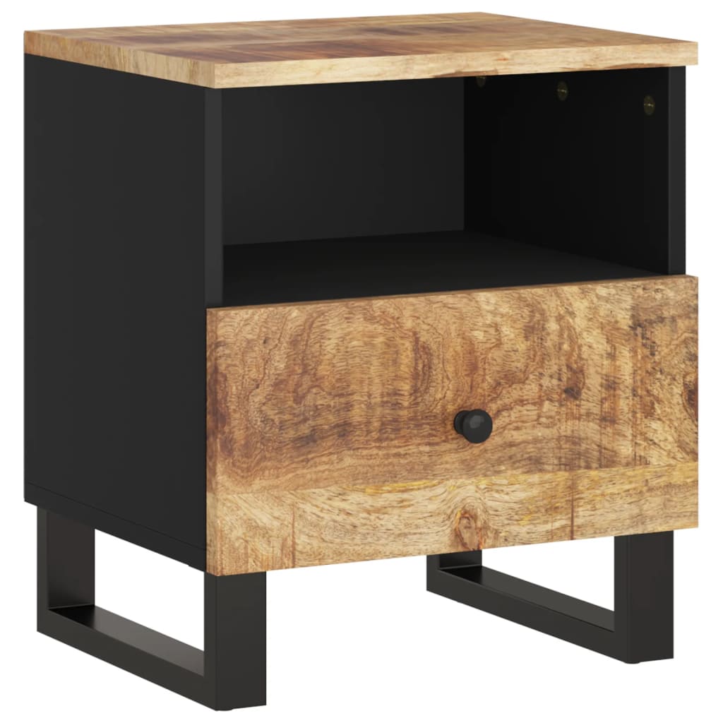 Comodini 2pz in Legno Massello di Mango e Legno Multistrato | homemem39