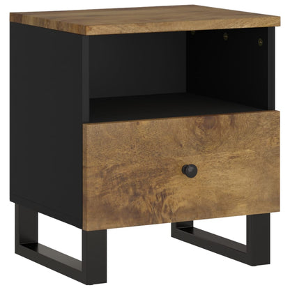 Comodino in Legno Massello di Mango e Legno Multistrato | homemem39