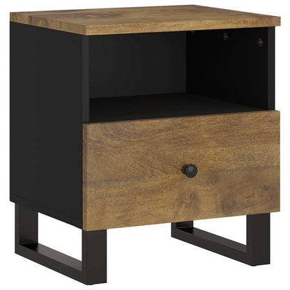 Comodino in Legno Massello di Mango e Legno Multistrato
