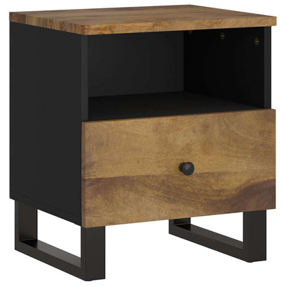 Comodino in Legno Massello di Mango e Legno Multistrato