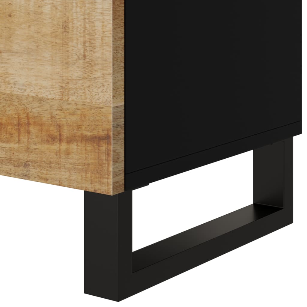 Comodino 50x33x62cm Legno Massello di Mango e Legno Multistrato | homemem39