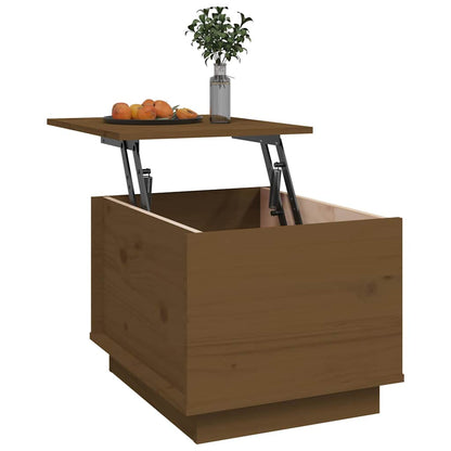 Tavolino da Salotto ambra 40x50x35 cm Legno Massello di Pino | homemem39