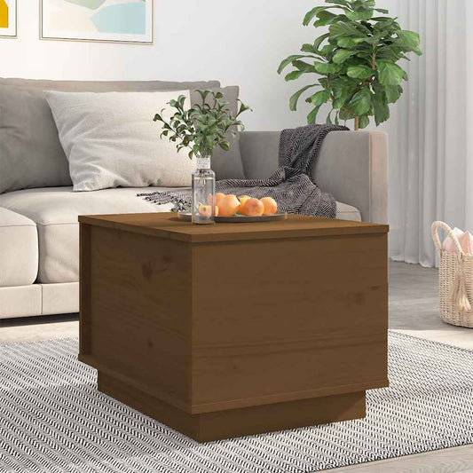 Tavolino da Salotto ambra 40x50x35 cm Legno Massello di Pino | homemem39