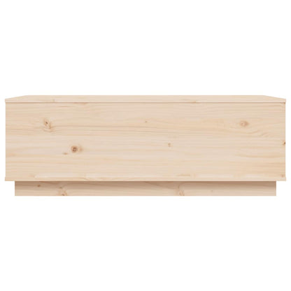 Tavolino da Salotto 100x50x35 cm in Legno Massello di Pino | homemem39