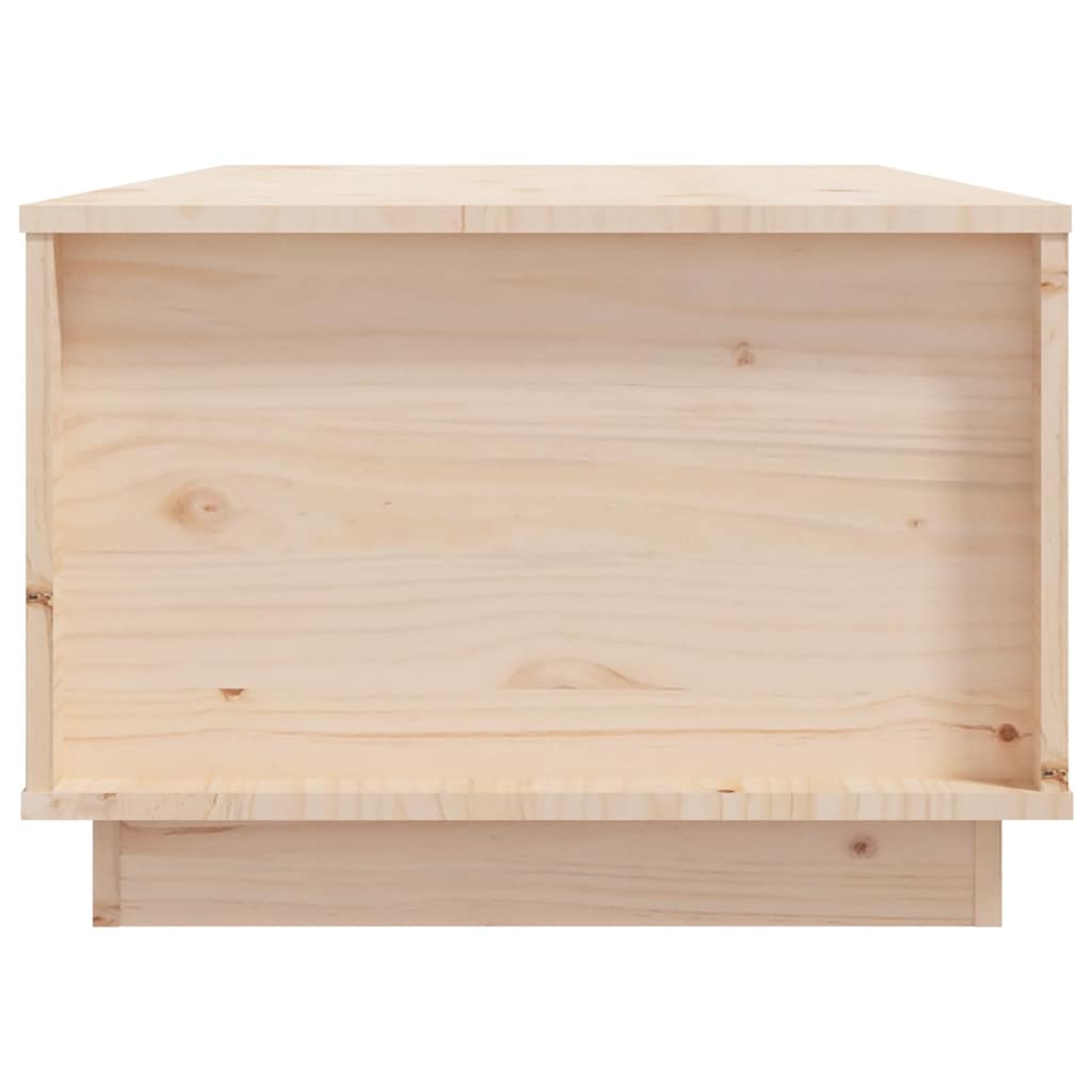 Tavolino da Salotto 100x50x35 cm in Legno Massello di Pino | homemem39