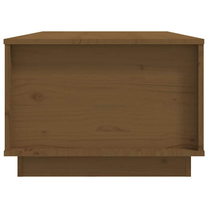 Tavolino da Salotto ambra 100x50x35 cm Legno Massello di Pino | homemem39