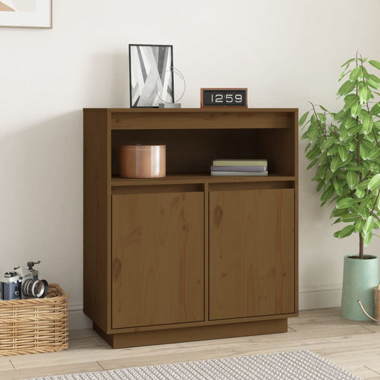Credenza ambra 70x34x80 cm in Legno Massello di Pino - homemem39