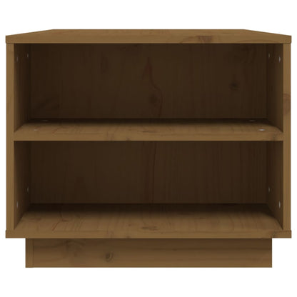 Tavolino da Salotto ambra 90x49x40,5 cm Legno Massello di Pino | homemem39