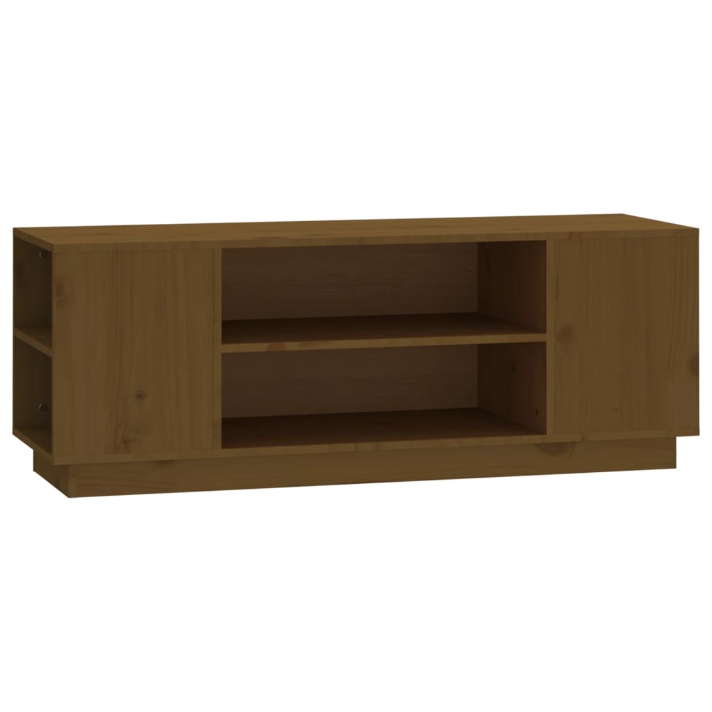 Mobile Porta TV ambra 110x35x40,5 cm in Legno Massello di Pino - homemem39