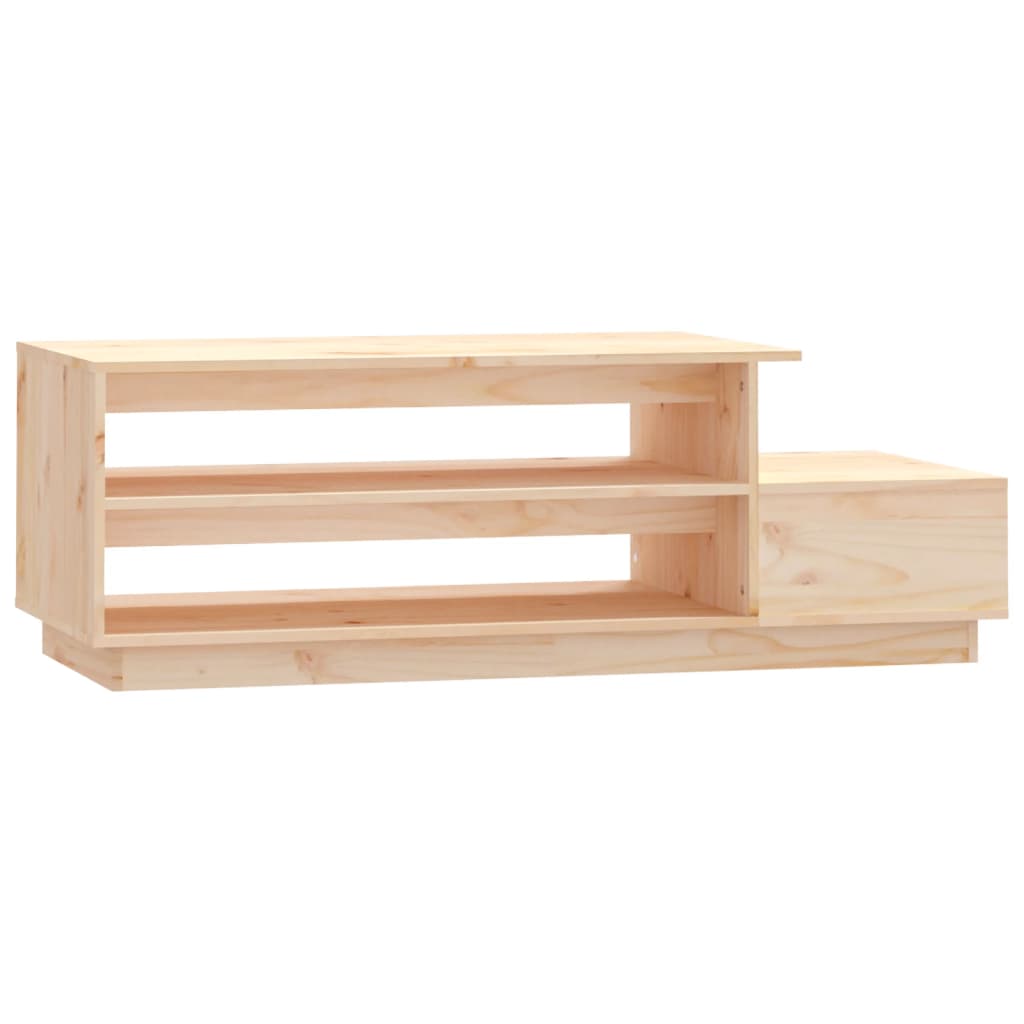 Tavolino da Salotto 120x50x40,5 cm in Legno Massello di Pino | homemem39