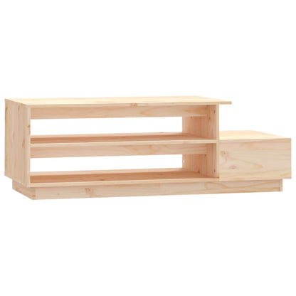 Tavolino da Salotto 120x50x40,5 cm in Legno Massello di Pino | homemem39