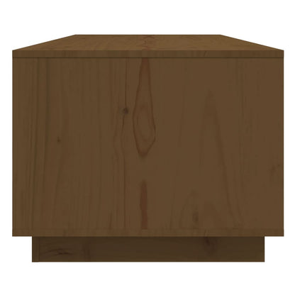 Tavolino da Salotto ambra 110x50x40 cm Legno Massello di Pino | homemem39