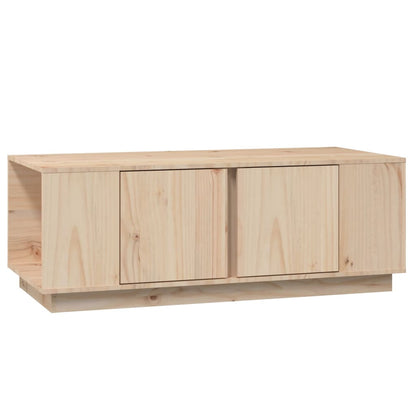 Tavolino da Salotto 110x50x40 cm in Legno Massello di Pino | homemem39