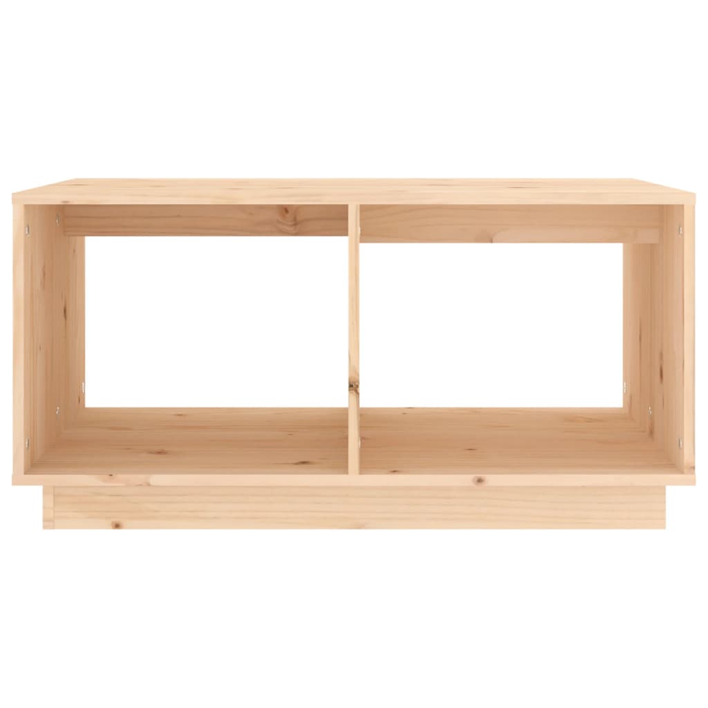 Tavolino da Salotto 80x50x40 cm Legno Massello di Pino | homemem39