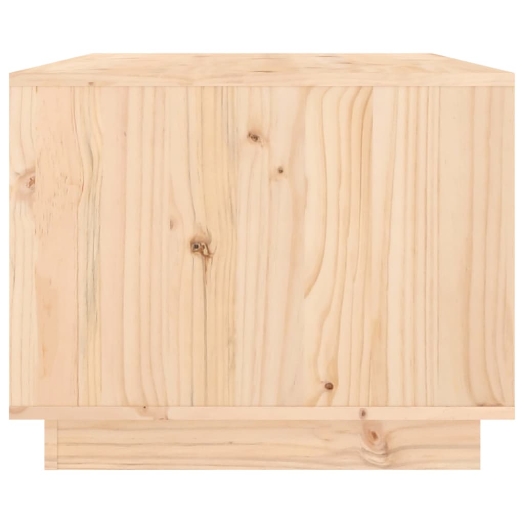 Tavolino da Salotto 80x50x40 cm Legno Massello di Pino | homemem39