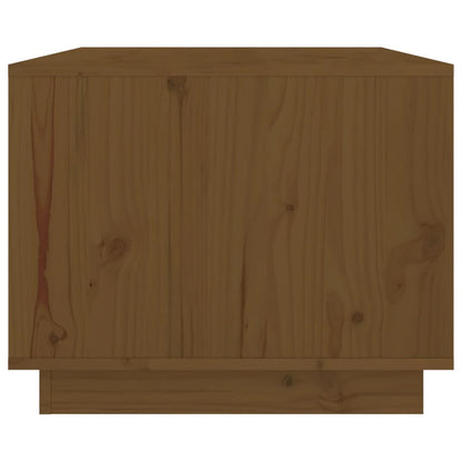 Tavolino da Salotto ambra 80x50x40 cm Legno Massello di Pino | homemem39