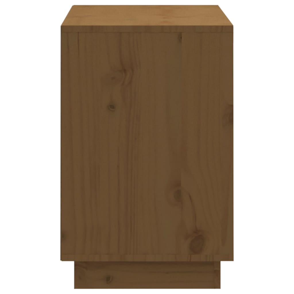 Scarpiera ambra 110x34x52 cm in Legno Massello di Pino - homemem39