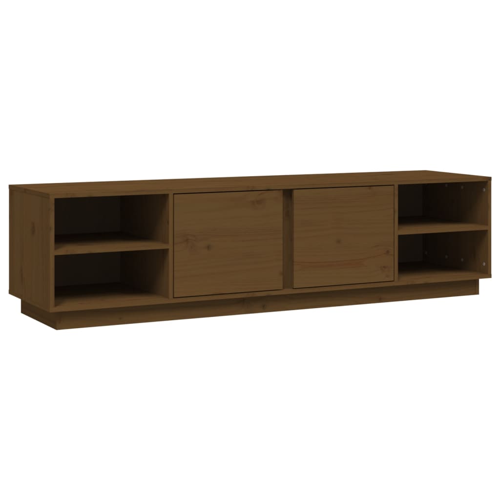 Mobile Porta TV ambra 156x40x40 cm in Legno Massello di Pino - homemem39