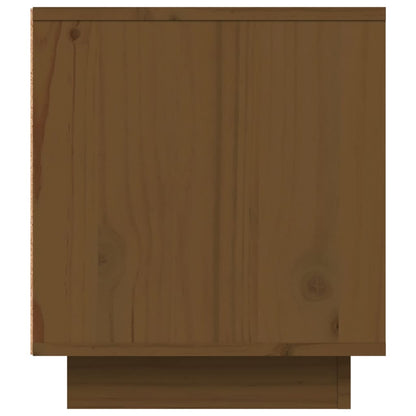 Mobile Porta TV ambra 80x35x40,5 cm in Legno Massello di Pino - homemem39