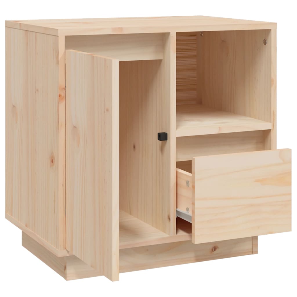 Comodino 50x34x50 cm in Legno Massello di Pino | homemem39