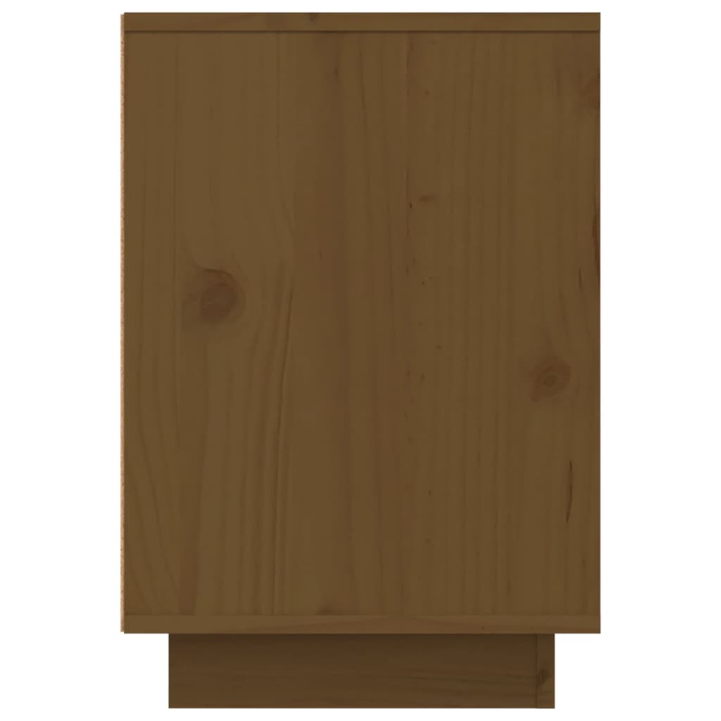 Comodini 2 pz ambra 50x34x50 cm in Legno Massello di Pino - homemem39