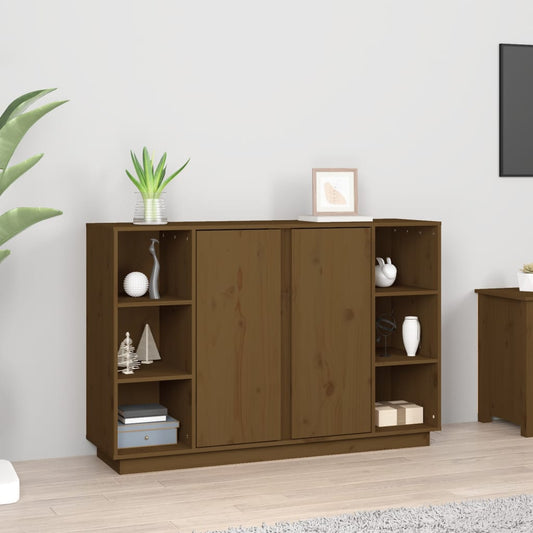 Credenza ambra 120x35x80 cm in Legno Massello di Pino - homemem39