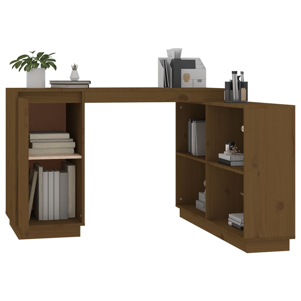 Scrivania ambra 110x50x75 cm in Legno Massello di Pino - homemem39