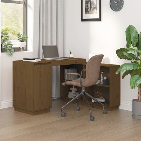 Scrivania ambra 110x50x75 cm in Legno Massello di Pino - homemem39