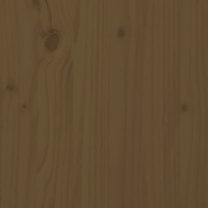 Tavolino da Salotto ambra 80x55x40,5 cm Legno Massello di Pino | homemem39