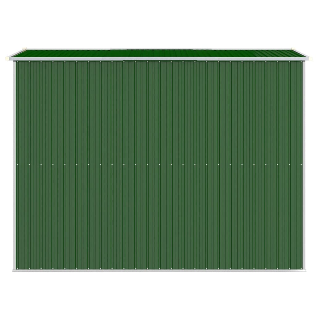 Capanno da Giardino Verde 192x274x223 cm Acciaio Zincato | homemem39