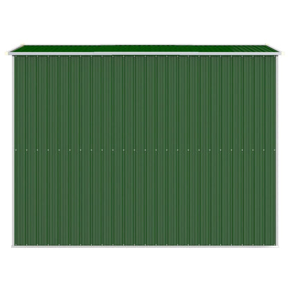 Capanno da Giardino Verde 192x274x223 cm Acciaio Zincato | homemem39