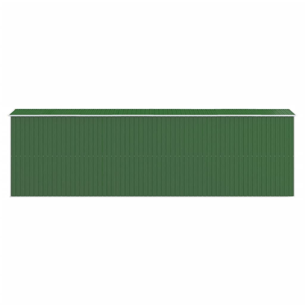 Capanno da Giardino Verde 192x689x223 cm Acciaio Zincato | homemem39