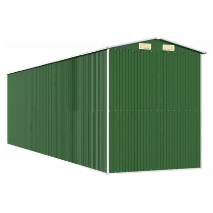 Capanno da Giardino Verde 192x689x223 cm Acciaio Zincato | homemem39