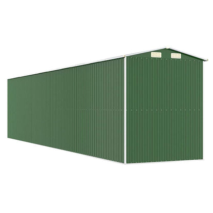 Capanno da Giardino Verde 192x855x223 cm Acciaio Zincato | homemem39
