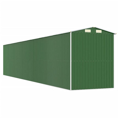 Capanno da Giardino Verde 192x1021x223 cm Acciaio Zincato - homemem39